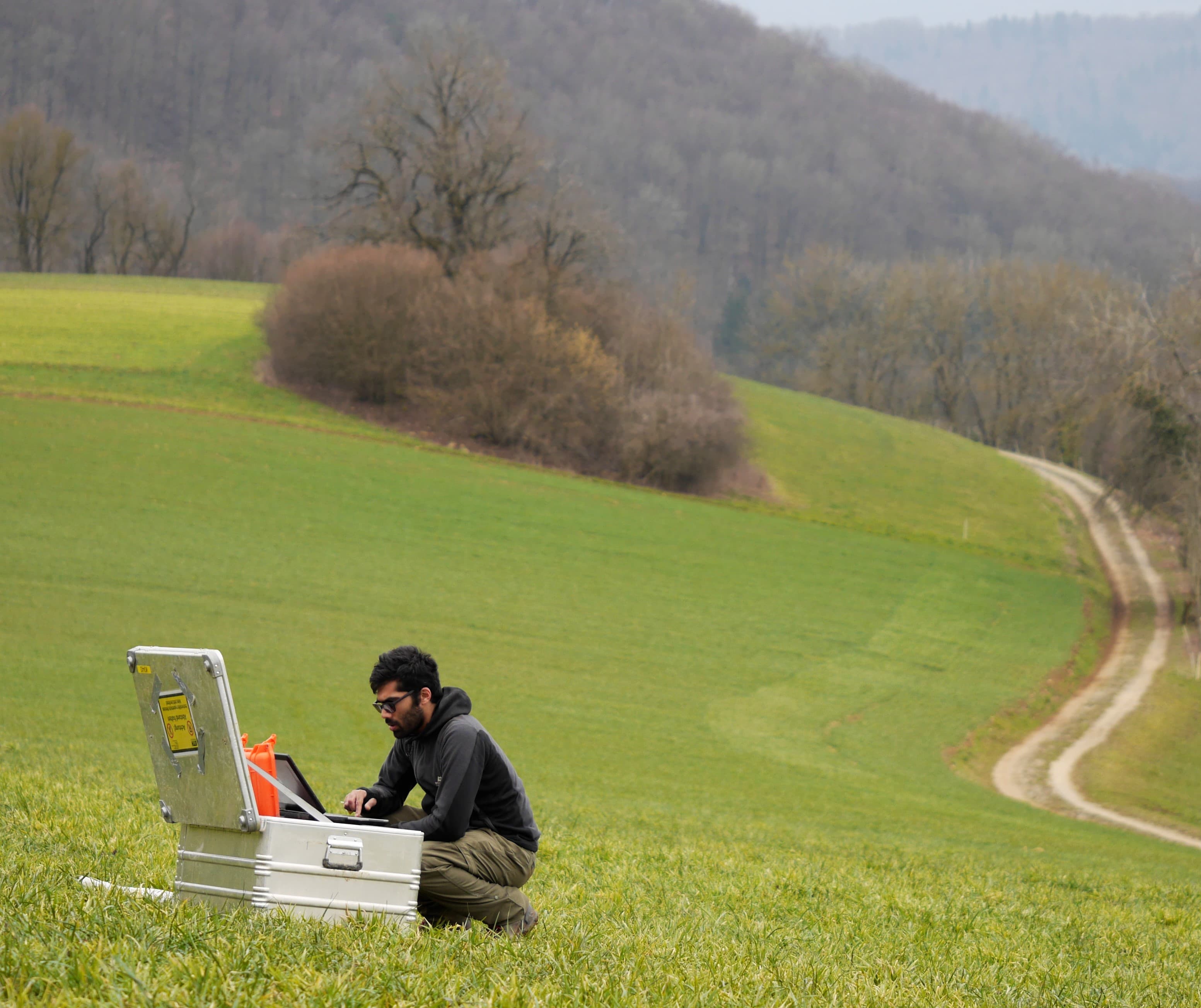 Magnetotelluric measurements in Kanton Aargau