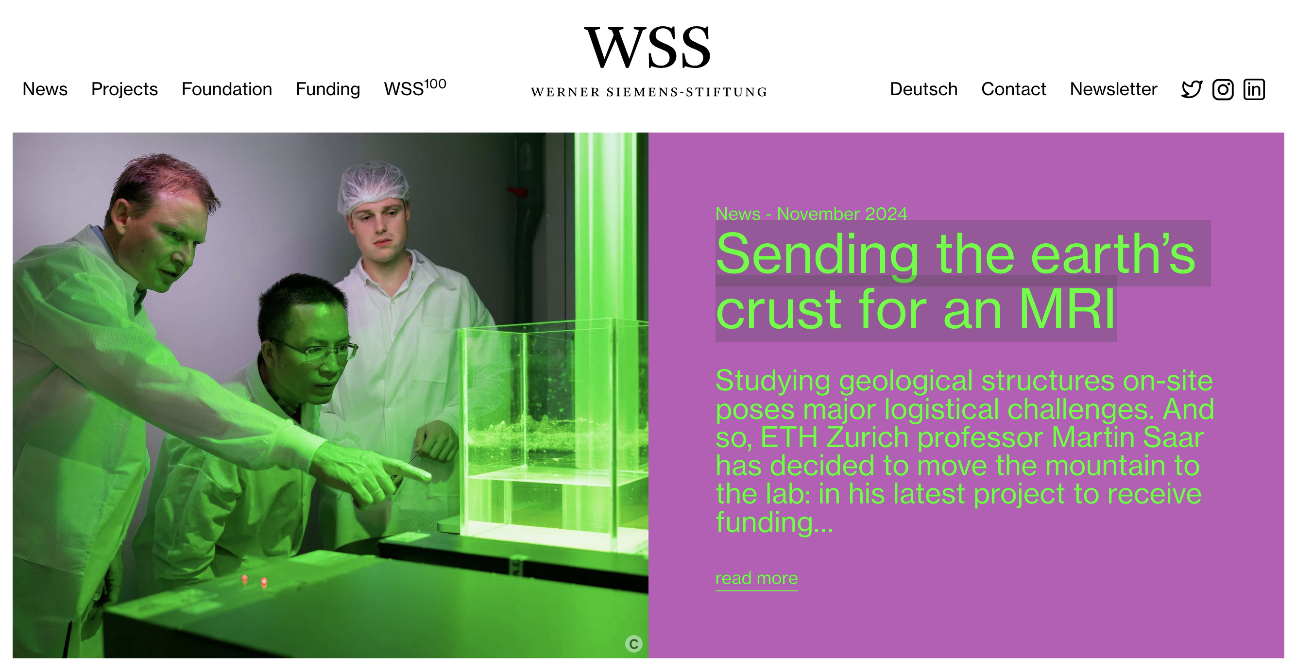 Sending the Earth's Crust for an MRI